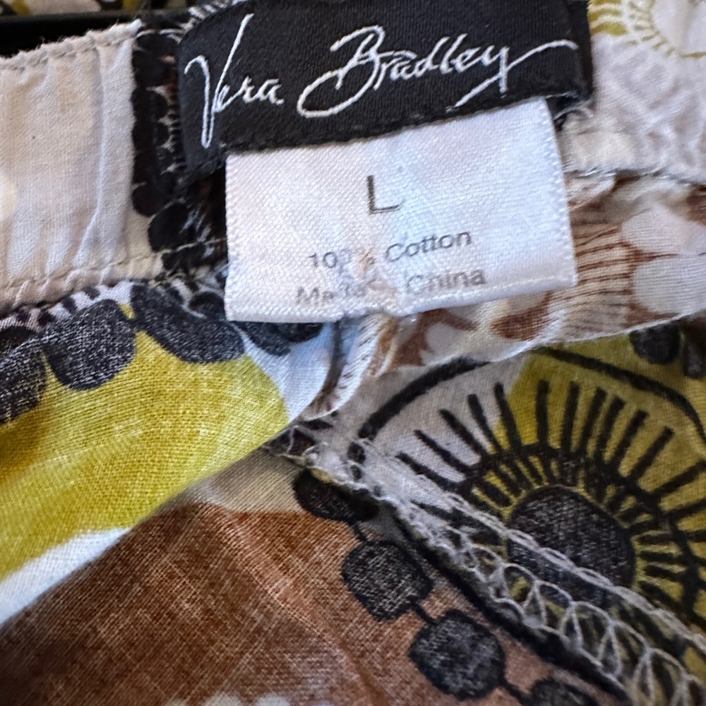 Vera Bradley Floral Patterned Pajama Bottoms (Shorts and Pants) - Picture 5 of 10